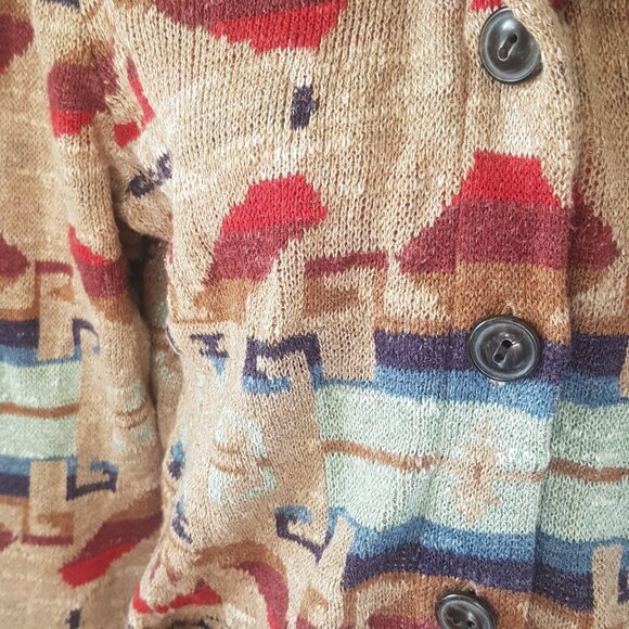 Ralph Lauren Navajo Print Sweater. Women's XL. - Picture 4 of 4